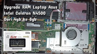 Upgrade RAM Asus Vivobook A516KA dari 4gb ke 8gb  RAM Teamgroup Elite Sodimm DDR4 3200Mhz [upl. by Naejarual671]