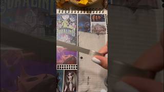 Coraline 💜 coraline asmr scrapbook journal scrapbooking relax grid stickers journaling [upl. by Asirrom740]