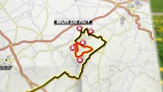 Parcours  Route  La Flèche Wallonne 2017 [upl. by Alael]