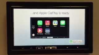 Alpine iLX700 Apple CarPlay  Demo Mode [upl. by Ashlen]