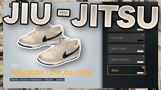 HOW TO MAKE Nike Dunk Low quotJiuJitsuquot IN NBA 2K24 NBA 2K24 Shoe Creator [upl. by Oreste]