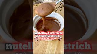 nutellaAufstrich🌰🍫 nutellacreme nutellaaufstrich kalorienarm amba3 wenigzutaten 3zutaten [upl. by Mihalco]