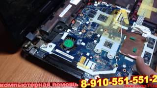 Чистка ноутбука packard bell easynote ts11 от пыли [upl. by Jonie]