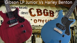 Gibson Les Paul Junior versus Harley Benton DC Junior [upl. by Poirer]