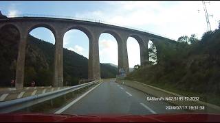 Driving to Andorra 🇦🇩 Road trip from Montpellier across the Pyrenees 🇫🇷 [upl. by Adlecirg]