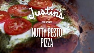 Nutty Pesto Pizza made with Justins [upl. by Yadrahs]