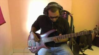 Bass Guitar Cover Anjali Anjali Song [upl. by Neerroc]