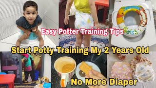 How To Start Potty Training 2 Years Old  Potty Training Tips  Pakistani Mom Routine [upl. by Dodds]