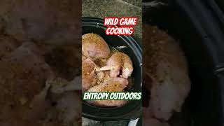 Wild Game Cooking Ruffed Grouse and Turkey huntingseason hunting grousehunting turkeyhunting [upl. by Giaimo]