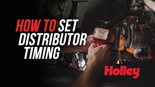 How To Set Timing Ignition Timing With A Distributor [upl. by Solegnave]