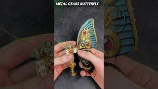 👍Unboxing amp Build a Metal Gears Butterfly 🎵Music Box shorts [upl. by Ellimaj75]