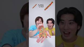 Small candy vs big candy Eating Challenge shorts humanitychallenge viral foodchallenge [upl. by Petulia629]