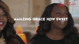 Amazing Grace Lyrics Video  Gospel Touch Choir Amazing Grace Choir The Unforgettable Version [upl. by Ahsimak]