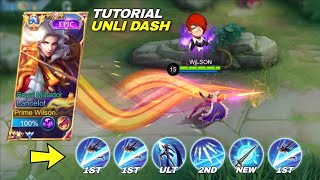 LANCELOT UNLIMITED DASH TUTORIAL  FAST HAND TIPS amp TRICKS🔥  MASTER IN 3 MINUTES   MLBB [upl. by Lihka]