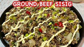 Creamy Beef Giniling Sisig Delicious and Flavorful Ground Beef Sisig Recipe To Try Now [upl. by Chisholm]