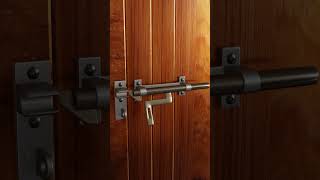 Sliding door manual latch lock animation [upl. by Lipkin]