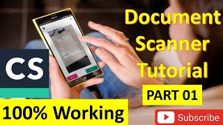 HOW TO MAKE DOCUMENT SCANNER APP IN ANDROID STUDIO  ANDROID STUDIO MEIN DOCUMENT SCANNER APP BANAYE [upl. by Tterrab]