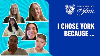 Why should you choose York Let our students tell you [upl. by Jaqitsch405]