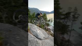 Mountain Biker jumps on the edge of a cliff 🤯 [upl. by Annnora]