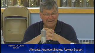 Vergennes City Council June 26 2012 [upl. by Pogue]