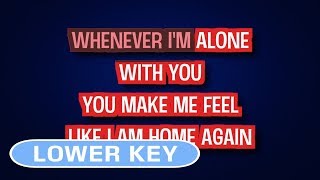 Adele  Lovesong Acoustic Version  Karaoke Lower Key [upl. by Carmelina]