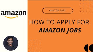 How to apply amazon jobs  Amazon VCS job application  Amazon Careers India [upl. by Auhsaj]