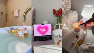 1 HOUR of Night Routines TikTok  Aesthetics  ASMR  Preppy  Selfcare [upl. by Talanian]