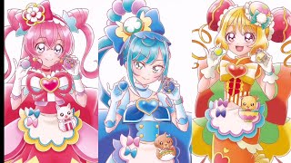 Delicious party precure transformation phrases [upl. by Kerns]