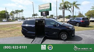 2024 Braunability Toyota Sienna with Power Folding Side Entry Ramp [upl. by Airol]