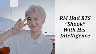 RM Had BTS “Shook” With His Intelligence [upl. by Melquist]