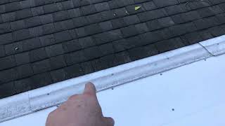 Bungalow Deck Roof 75  Aluminum Roll Roofing Strips Cutting amp Placement Tips [upl. by Forrest333]