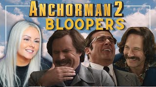 ANCHORMAN 2 BLOOPERS  FIRST TIME WATCHING  REACTION [upl. by Anma70]