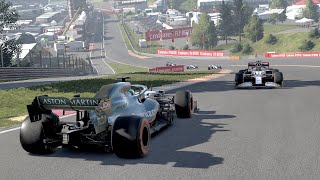 DRIVING EAU ROUGE DOWNHILL  F1 2021 [upl. by Liebman]