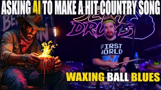 Asking AI To Make A Hit Country Song Called Waxing Ball Blues [upl. by Sutton]