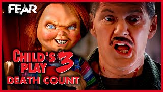 Childs Play 3 1991 Death Count  Fear The Home Of Horror [upl. by Kruter]