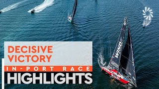 A Decisive Victory  Aarhus InPort Race Highlights  The Ocean Race [upl. by Udenihc959]