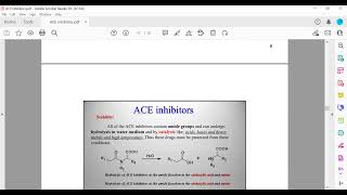 Medicinal Chemistry of ACE inhibitors [upl. by Socha429]