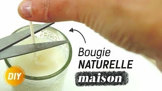 Comment créer une bougie 100  naturelle maison   DIY [upl. by Yrallam565]