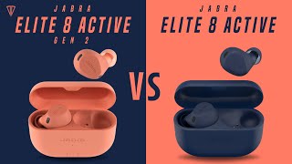 Jabra Elite 8 Active Gen 2 VS Jabra Elite 8 Active [upl. by Annabal360]