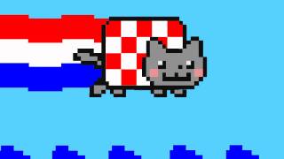 Croatian Nyan Cat  Croatnyan Cat [upl. by Clementine]