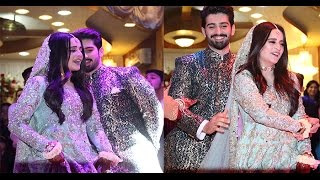 Aiman khan amp Muneeb beautiful Dance on engagemen Exclusive Video [upl. by Oswin548]