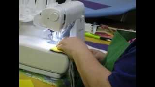 Shreveport Sewing Center LA  Column Quilting with Serger [upl. by Asen]