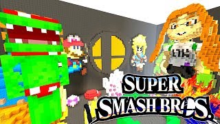 NEW SUPER SMASH BROS ULTIMATE  Hide and Seek  Minecraft Switch [upl. by Nairret]