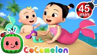 Mermaid at the Beach Song  Baby Shark  MORE CoComelon Nursery Rhymes amp Kids Songs [upl. by Ennairrac]