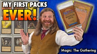 Opening The First Magic The Gathering Packs I Ever Bought [upl. by Knowland]