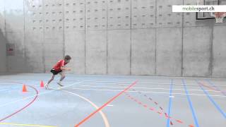 Leichtathletik  Tests 43 KastenWeitsprung  Niveau 4 U12U14 [upl. by Saw]