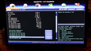 Gigabyte UEFI BIOS Overview Z77XUD4H [upl. by Baler]