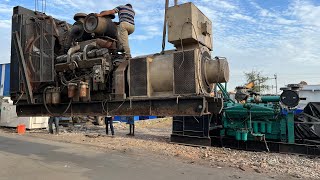 Big Old Generator Unloading [upl. by Wood]