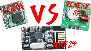 LoRa Module VS nRF24 VS Generic RF Module  Range amp Power Test [upl. by Pernick203]