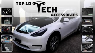 The 10 Best Tesla Model 3 and Y Tech Mods Upgrades and Accessories to Enhance Your Electric Ride [upl. by Pernick]